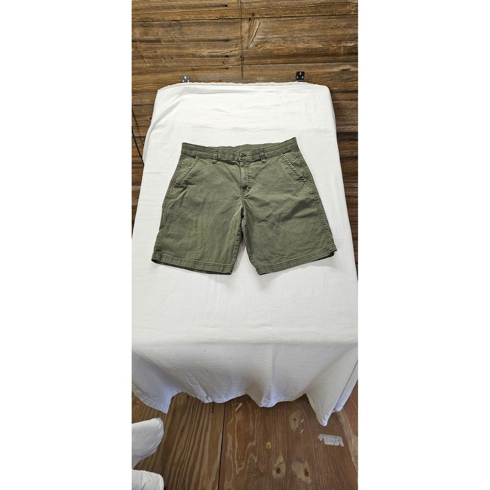 Weatherproof Mens Alpine Olive Cotton Blend Shorts Size 38 W3S223SC